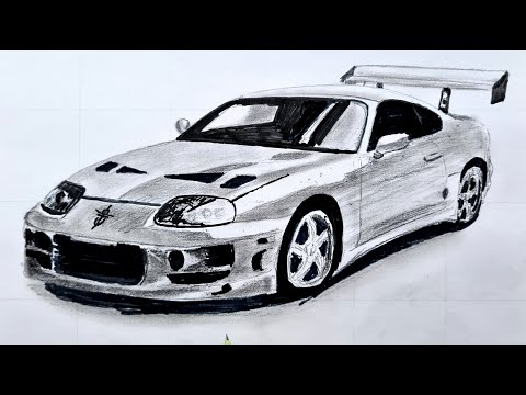 kolay araba çizimi supra araba nasıl çizilir karakalem çizimleri