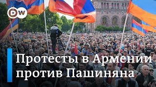 Протесты в Армении: критики Никола Пашиняна требуют его отставки из-за передачи сел Азербайджану