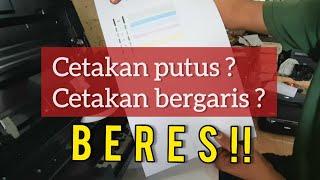 Cara Mengatasi Printer Yang Bergaris - garis dengan mudah work 100%