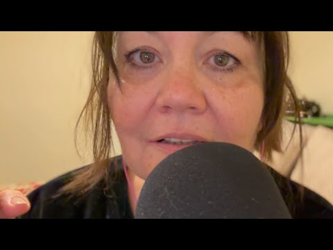 ASMR soft clicky whispering ramble (deeply relaxing)