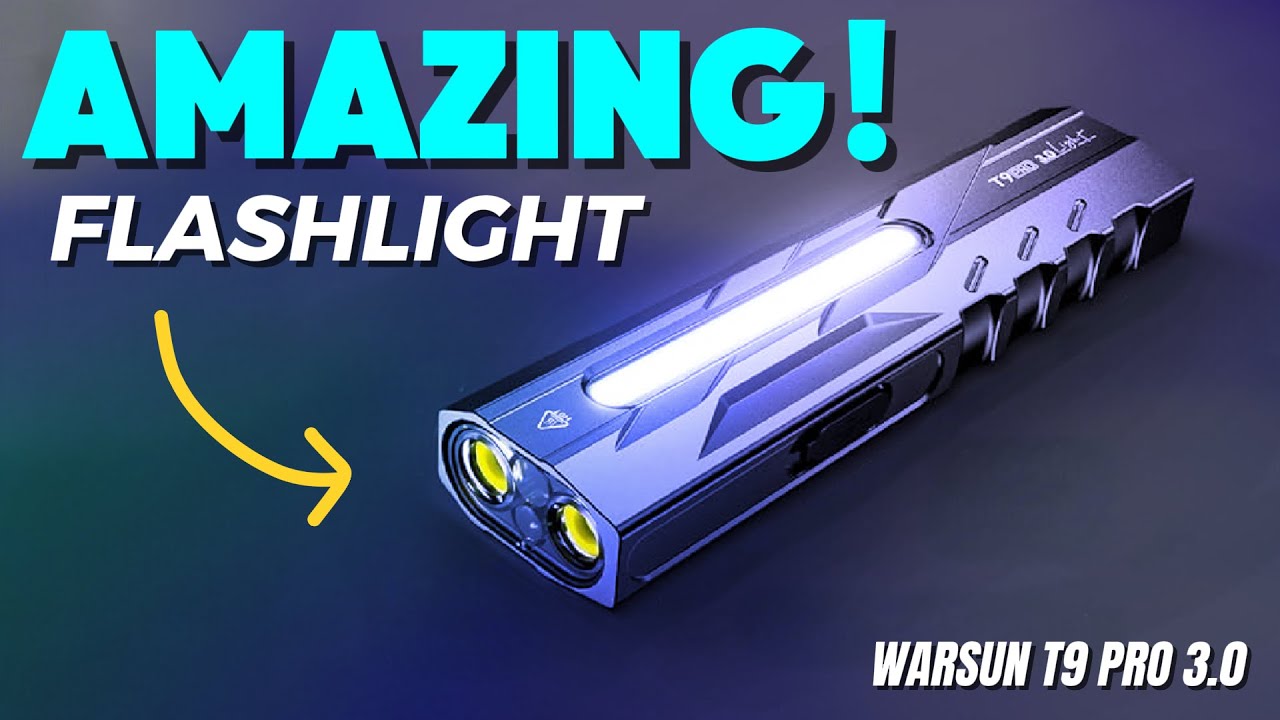 Может ли этот маленький фонарик действительно всё? Warsun T9 Pro 3.0 — мощный фонарик!