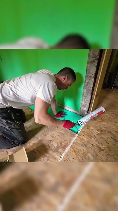 Изравняване и Нивелиране на Под с Гредоред #shorts #diy #wuerth # ...
