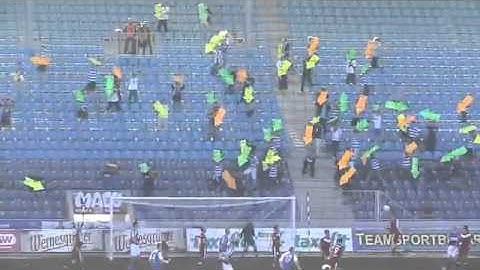 Football Fans Show Team Where The goal Is! MUST WATCH!!!