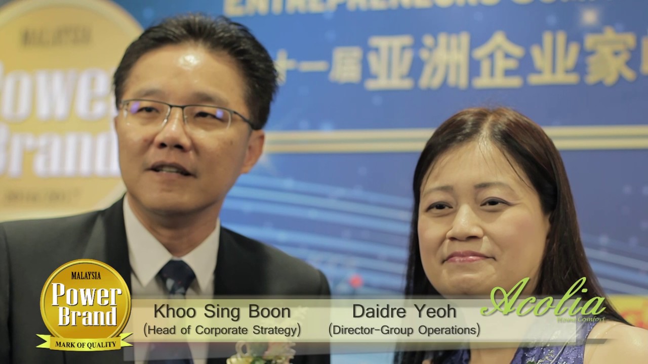 Acolia The 11th Malaysia Power Brands Award Winner