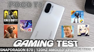 Poco F3 Unboxing Gaming Test - Pubg Mobile, Genshin Impact, Fortnite , Call Of Duty And Many More