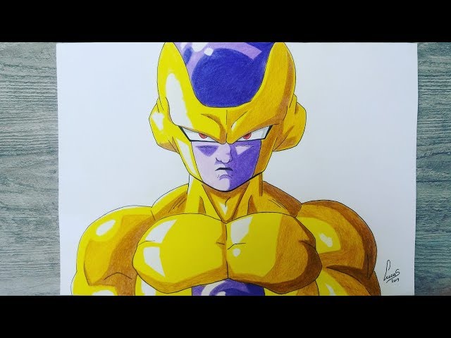 Carlos Arts — 🖋️ Desenho do Freeza Dourado do Anime Dragon Ball