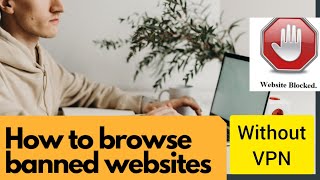 How to open blocked websites without VPN | How to browse banned websites |change IP address | kproxy screenshot 5