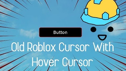 Roblox Old Cursor With Hover Cursor For Free!!!