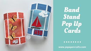How To Make Band Stand Pop Up Cards