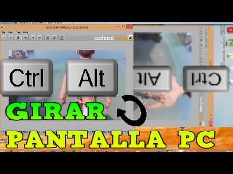 Como girar pantalla de laptop o pc