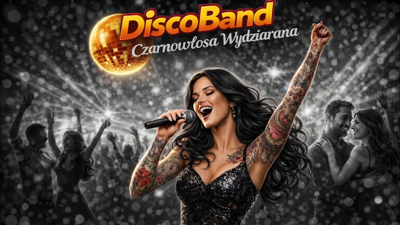 Disco Band- Czarnowłosa Wydziarana 