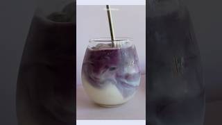 Taro latte #latte #satisfying #recipe