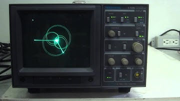 Tektronix 1725 PAL/NTSC　Vectorscope　動作確認