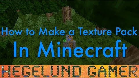 How to Make a Texture Pack in Minecraft using GIMP (Mac)