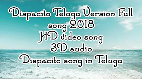 despacito in telugu | despacito telugu version noel | despacito song