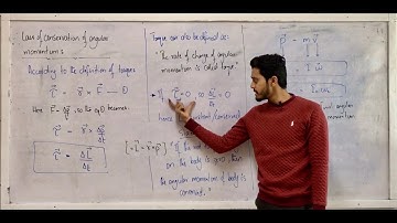Law of conservation of angular momentum || rotational equilibrium || moment of inertia || class 11