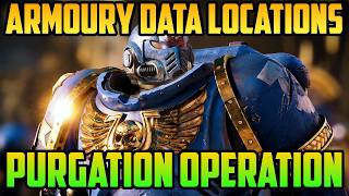 Purgation Armoury Data Locations | Warhammer 40K Space Marine 2