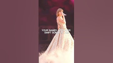 Your names as Taylor swift songs Pt. 109 #taylorswift #swifties #shorts #viral #blowup #algorithm