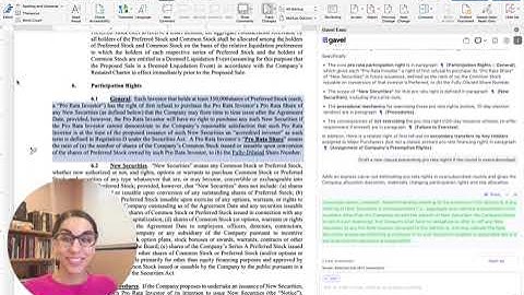 Gavel Exec Can Draft Documents from Scratch in Chat
