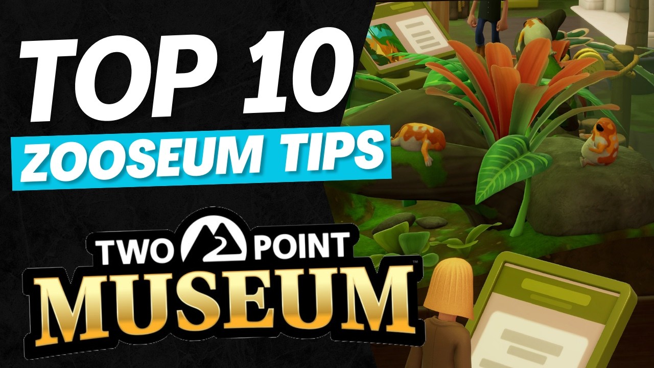 Top 10 Tips for Zooseum DLC | Two Point Museum - YouTube