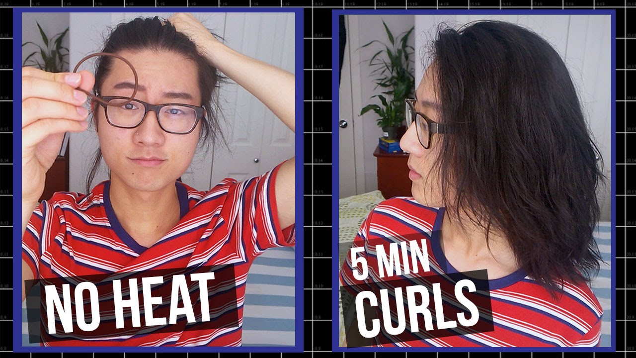 Easy Curls Volume For Straight Hair W No Heat Long Men S Hairstyle