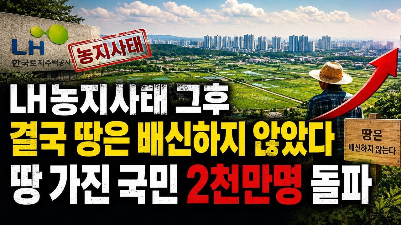 (이슈) 당신이 모르는 땅의 진실 땅은 배신하지 않는다 LH농지투기 결과 20억넘는 수익 10명중 4명이 토지소유자