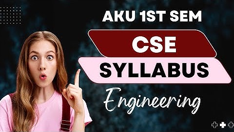 Computer science engineering/CSE/Aku syllabus/1st semester/ Bihar engineering/#akupatna
