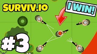 SOLO vs SQUADS - Surviv.io #3 (PUBG.io / FORTNITE.io)