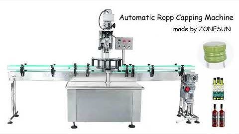 ZONESUN ZS-XG440C Automatic Wine Bottle Ropp Metal Lock Aluminum Cap Crimping Capping Machine