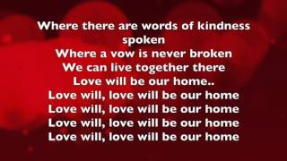 Video thumbnail of "Sandi Pattie "Love Will Be Our Home" Karaoke Version"