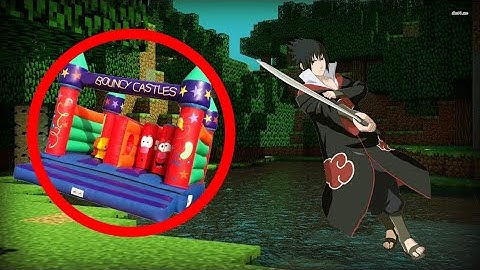 MINECRAFT BOUNCY CASTLE TUTORIAL! (LOSSLESS VIDEO QUALITY)