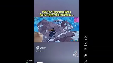 POV: your teammates when you’re trying to clutch a game 1 hour