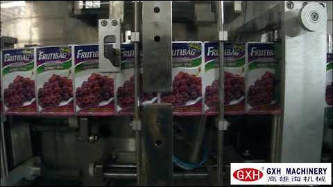 hffs doypack machine with top spout