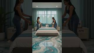 Transforming Floors with Epoxy! 😍 #FlooringDesign#virslshortvideo #viral #design