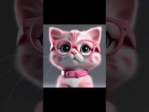 Милая розовая кошечка 💖#кошка #нейрофото #кот #розоваякошка