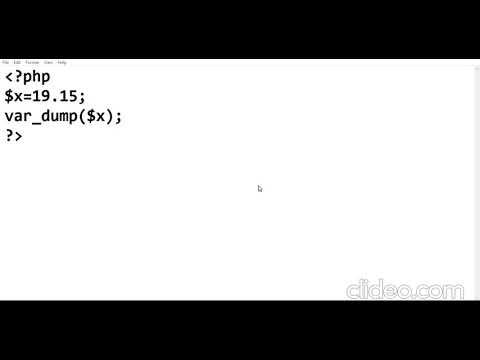 USING VAR_DUMP FUNCTION