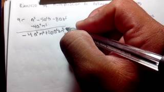 Ejercicio 39 9 y 10 Multiplicacion de Polinomios por Monomios Ejercicio resuelto
