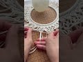 マクラメミラーを作りました Macrame mirror making process