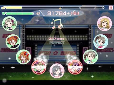 ラブライブ！ スクフェス サンシャインぴっかぴか音頭 [EXPERT] Full Combo 判定強化なし (No perfect locks)