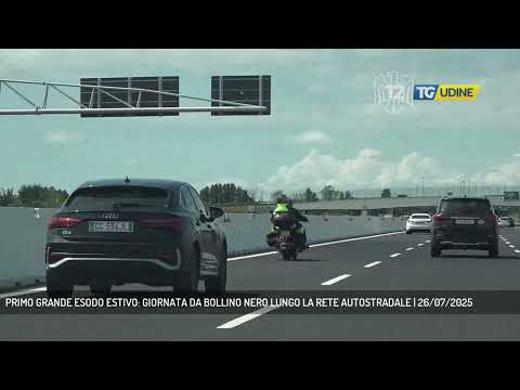 PRIMO GRANDE ESODO ESTIVO: GIORNATA DA BOLLINO NERO LUNGO LA RETE AUTOSTRADALE | 26/07/2025
