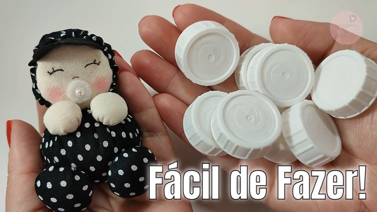 Lembrancinha Fácil Com Tampinhas