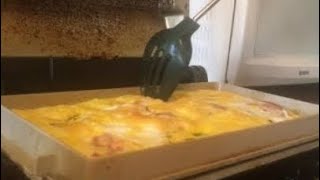 How to Bake a 4 Egg Frittata on a Foreman Grill Broiler