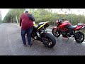 SC Project vs M4 Exhaust Benelli TNT600 | benelli 600i