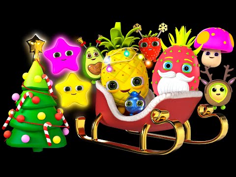 Christmas Collection - Baby Sensory Video - Happy Holidays! Funky Fruits Animation And Music!