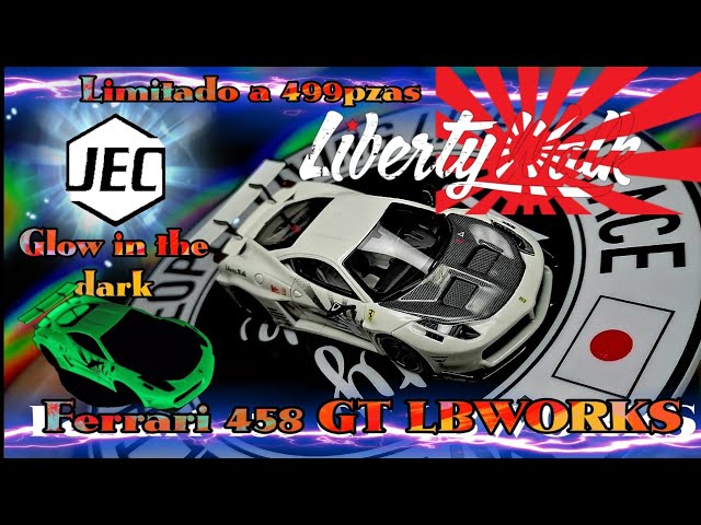 1/64 Flame LB WORKS LBWK フェラーリ 458 GT 零戦 Flame 1:64 Ferrari LB 458 GT LB Wide-Body (2 Colours) – Horizon