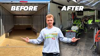 Pro Snowmobilers Race Trailer