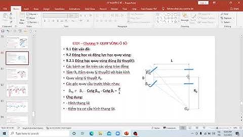 Góc quay lớn nhất bánh xe dẫn hướng