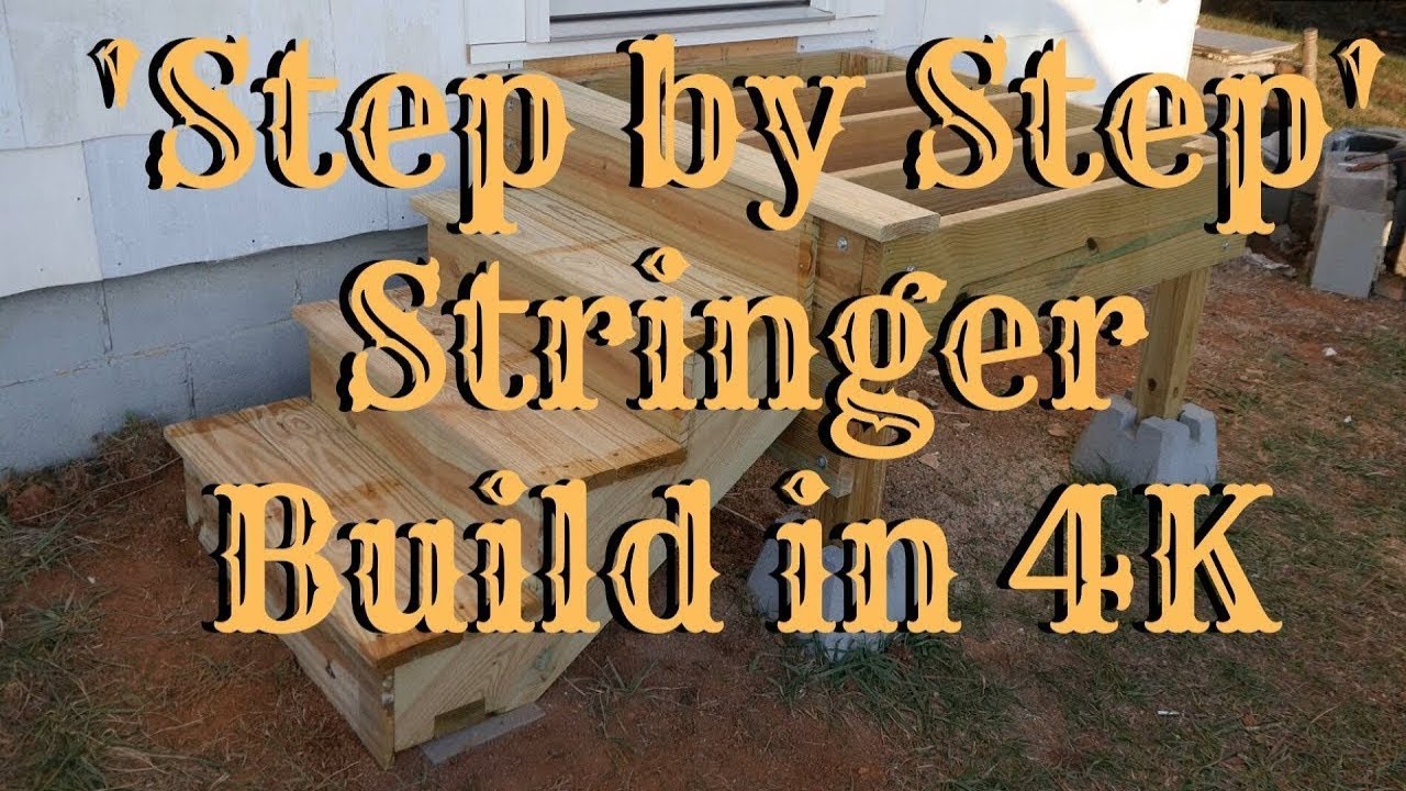 Step by Step Stair Stringer Build - YouTube