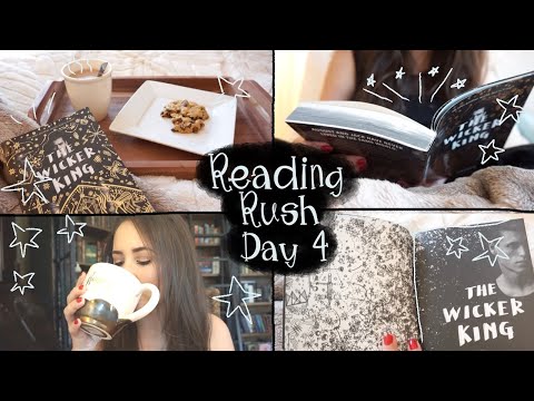 Reading Rush Day 4 | Cozy Night In, Baking, Tea, and Fairy Tales✨