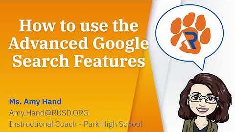 Advanced Google Search Operators - Student Tutorial